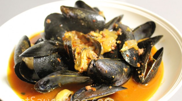 Jalapeno Chorizo Steamed Mussels