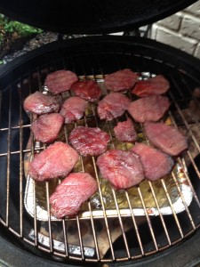 Beef Jerky on the Egg