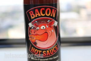 Bacon Hot Sauce Label