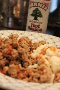 Makiz Lebanese Hot Sauce on Breakfast v2
