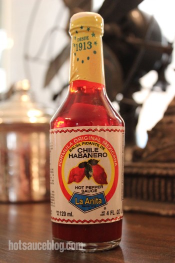 La Anita Chile Habanero Pepper Sauce Bottle