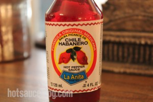 La Anita Chile Habanero Pepper Sauce - Label