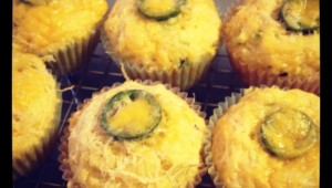 jalapeno, bacon, cheddar parmesan corn muffins