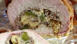 Sausage & Jalapeno Stuffed Pork Loin