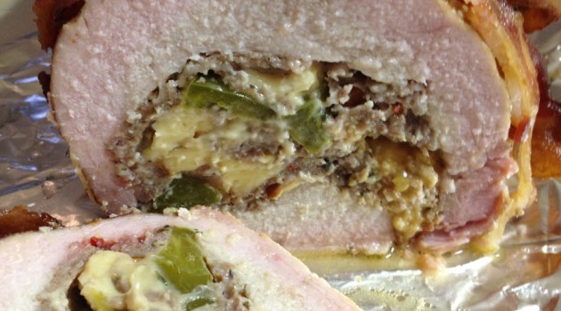 Sausage & Jalapeno Stuffed Pork Loin