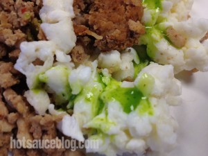 La Anita Green Chile Habanero Hot Sauce Close Up