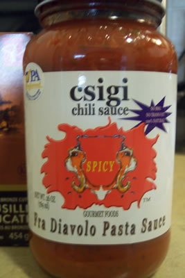 Review: Csigi – Fra Diavolo Pasta Sauce